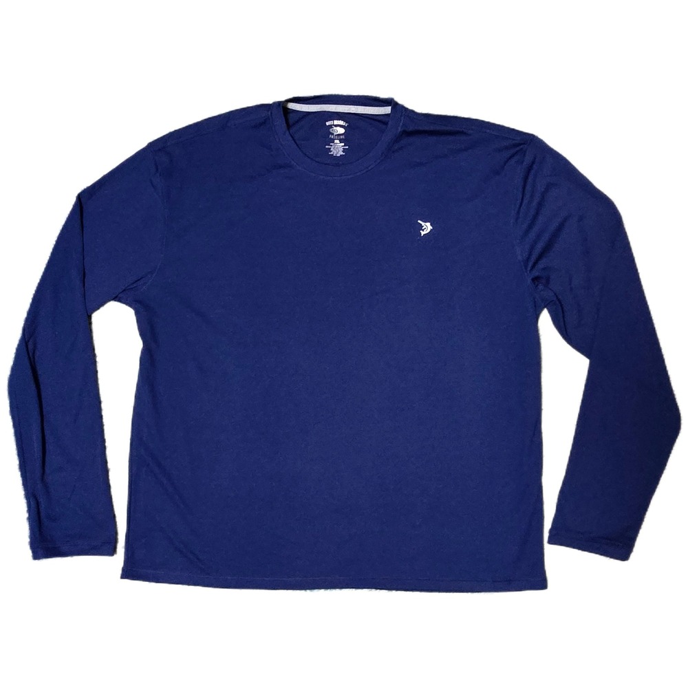 Reel‎ Legends Freeline XXL Mens Long Sleeve Fishing Shirt Performance Blue (U)